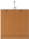 Миниатюра изображения товара Шкаф под мойку Домино D6080BU (60x80,бук)