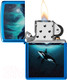 Миниатюра изображения товара Зажигалка Zippo Whale / 48984 (синий)