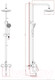 Миниатюра изображения товара Душевая система со смесителем A-Five А5-0637