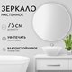 Миниатюра изображения товара Зеркало Saniteco 1W10 75 (белый жемчужный)