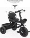 Миниатюра изображения товара Трехколесный велосипед с ручкой Amarobaby Legend / AB22-36LG/09 (черный)