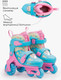 Миниатюра изображения товара Роликовые коньки Amarobaby Blow / AB23-35BL/061904-29 (р.29-32, розовый/голубой/желтый)