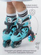 Миниатюра изображения товара Роликовые коньки Amarobaby Blow / AB23-35BL/092011-25 (р.25-28, черный/синий/серый)
