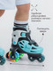 Миниатюра изображения товара Роликовые коньки Amarobaby Blow / AB23-35BL/092011-25 (р.25-28, черный/синий/серый)