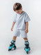 Миниатюра изображения товара Роликовые коньки Amarobaby Blow / AB23-35BL/092011-25 (р.25-28, черный/синий/серый)