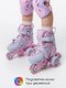 Миниатюра изображения товара Роликовые коньки Amarobaby Glide / AB23-35TN/2206-33 (р.33-36, фиолетовый/розовый)
