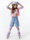 Миниатюра изображения товара Роликовые коньки Amarobaby Glide / AB23-35TN/2206-33 (р.33-36, фиолетовый/розовый)