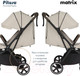 Миниатюра изображения товара Детская прогулочная коляска Pituso Matrix / MRX 20 (капучино)
