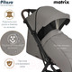 Миниатюра изображения товара Детская прогулочная коляска Pituso Matrix / MRX 20 (графит)