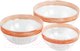 Миниатюра изображения товара Набор салатников Luminarc Empilable Brush Mania Orange P801-OR (3шт)
