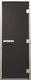 Миниатюра изображения товара Стеклянная дверь для бани/сауны Doorwood Хамам без нижнего порога 71x200 / DW03510 (правая, графит матовый)