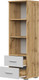 Миниатюра изображения товара Стеллаж НК Мебель Fun СТ-1.130 / 71339807 (дуб вотан/белый)