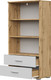 Миниатюра изображения товара Стеллаж НК Мебель Fun СТ-2.130 / 71339808 (дуб вотан/белый)