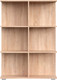 Миниатюра изображения товара Стеллаж НК Мебель Qwant СТ-2 / 71339832 (дуб сонома)