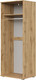 Миниатюра изображения товара Шкаф НК Мебель Fun ШК-80 / 71339820 (дуб вотан/белый)