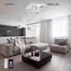 Миниатюра изображения товара Люстра Estares Oval Ice RGB 75W 5S-APP-725x500x93-White/Clear-220-IP20