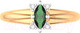 Миниатюра изображения товара Кольцо из розового золота ZORKA 2D2087.14K.R (р.17.5, с бриллиантом и изумрудом)