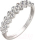 Миниатюра изображения товара Кольцо из белого золота ZORKA 2D00373.14K.W.ZZ (р.16, с бриллиантом)