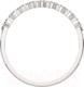 Миниатюра изображения товара Кольцо из белого золота ZORKA 2D00373.14K.W.ZZ (р.16, с бриллиантом)