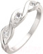 Миниатюра изображения товара Кольцо из серебра ZORKA 0210117 (р.16.5, с фианитами)