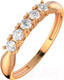 Миниатюра изображения товара Кольцо из розового золота ZORKA 210709.14K.R (р.17.5, с фианитами)