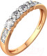 Миниатюра изображения товара Кольцо из розового золота ZORKA 2101187.14K.R.ZZ (р.16, с фианитами)