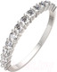 Миниатюра изображения товара Кольцо из белого золота ZORKA 2101274.14K.W.ZZ (р.16.5, с фианитами)