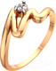 Миниатюра изображения товара Кольцо из розового золота ZORKA 2101159.14K.R.ZZ (р.16.5, с фианитом)