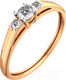 Миниатюра изображения товара Кольцо из розового золота ZORKA 2101086.14K.R (р.16.5, с фианитами)