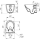 Миниатюра изображения товара Унитаз подвесной Cersanit City Smart / 64822