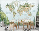 Миниатюра изображения товара Фотообои листовые Vimala Карта мира акварель 2 (270x400)