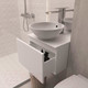 Миниатюра изображения товара Столешница для тумбы в ванную ЗОВ CLDSP18W395363 (белый)