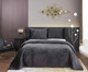 Миниатюра изображения товара Набор текстиля для спальни Sofi de Marko Натаниэль 240х260 / Пок-Нт-240х260ан (антрацит)