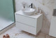 Миниатюра изображения товара Тумба под умывальник ЗОВ Дион 70 / D70LWP0M9003MKV5-LDSPW (белый матовый)