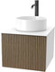 Миниатюра изображения товара Тумба под умывальник ЗОВ Кито 50 / K50LW0MRMC-LDSPWС1 (белый/тростник)