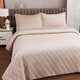 Миниатюра изображения товара Набор текстиля для спальни Sofi de Marko Деметра 240х260 / Пок-5303Сб-240х260 (светло-бежевый)