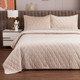 Миниатюра изображения товара Набор текстиля для спальни Sofi de Marko Деметра 240х260 / Пок-5303Сб-240х260 (светло-бежевый)