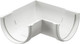 Миниатюра изображения товара Угол желоба Docke Dacha 120мм 90 градусов / PVAJ-1107 (белый)