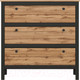 Миниатюра изображения товара Комод Black Red White Loft KOM3S/90 (дуб вотан/черный)