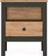 Миниатюра изображения товара Прикроватная тумба Black Red White Loft KOM1S (дуб вотан/черный)