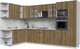 Миниатюра изображения товара Кухонный гарнитур Интерлиния Берес 1.88x3.4 ВТ левая (дуб вотан/дуб вотан/серый каспий)
