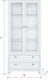 Миниатюра изображения товара Шкаф с витриной Black Red White Ewa REG2W2S (белый)