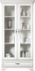 Миниатюра изображения товара Шкаф с витриной Black Red White Kentaki S320-REG2W1S (белый)