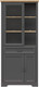 Миниатюра изображения товара Шкаф с витриной Black Red White Jasmin REG1W2D1S (графит/дуб артизан)