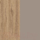 Миниатюра изображения товара Шкаф Black Red White Domenica SZF2D1S (глиняный серый/дуб сильвержек ореховый)