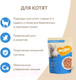 Миниатюра изображения товара Влажный корм для кошек Мнямс Кусочки в соусе с индейкой для котят старше 1 месяца / 540140 (85г)