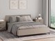 Миниатюра изображения товара Двуспальная кровать Black Red White Domenica LOZ160x200 с подъемным механизмом (глиняный серый)