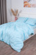 Миниатюра изображения товара Комплект постельного белья Milanika Аквамарин евро (поплин-жаккард)