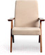 Миниатюра изображения товара Кресло мягкое Мебельград Калгари Стандарт (мора бежевый)