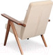 Миниатюра изображения товара Кресло мягкое Мебельград Калгари Стандарт (мора бежевый)